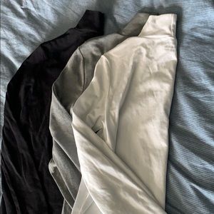 3 Fall Bundle of Longsleeve Mock Tees